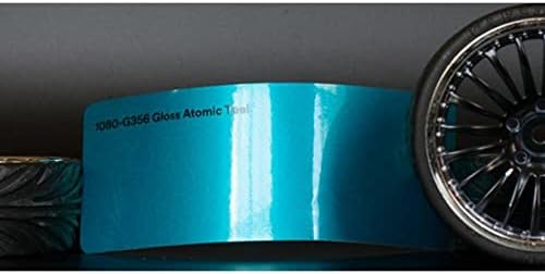 3M 1080 Сјај за Атомска Теал | G356 | Винил АВТОМОБИЛ WRAP Film (Примерок 3во x 5in)