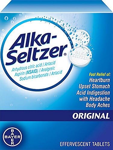Alka-Seltzer Оригиналниот со Аспирин, 24 Count
