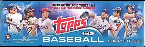 2014 Topps Безбол Картички 660 Картичка Заврши Factory Set (Серија 1 И 2)