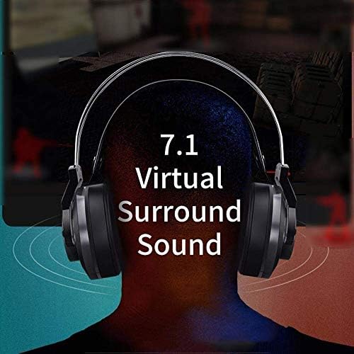 WjDmY Слушалки USB 7.1 Опкружувачки Звук Вибрации Игра Gaming Headphone Компјутер Слушалки Слушалка Headband со Микрофон