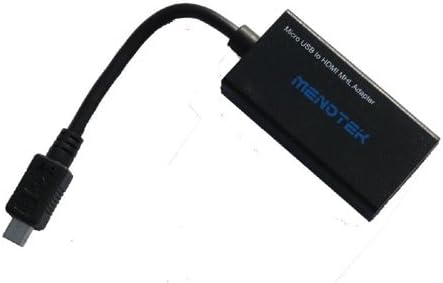 Menotek Micro USB на HDMI MHL Адаптер ПОДОБРЕНА СО RCP (Remote Control Protocol) за Samsung Galaxy S2, HTC Evo 3D, HTC