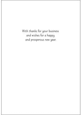 Белег Бизнис Празник Благодарност Картичка за Брокерите, Агенти и Финансиските Советници (Празнична Дома Илустрација) (Пакување